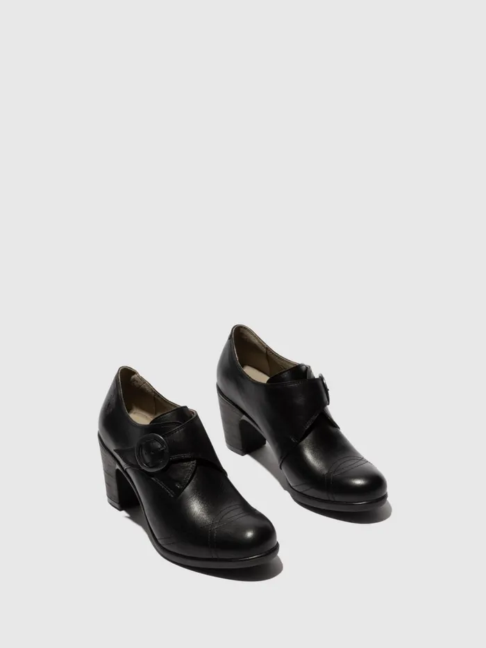 Buckle Shoes KEXI176FLY BLACK Women Fly London Shoes