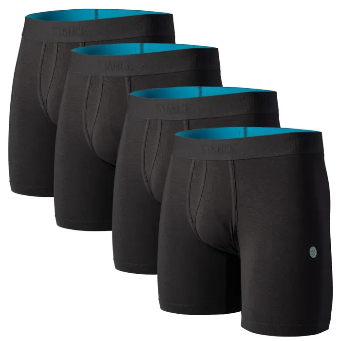 Butter Blend Boxer Brief With Wholester 4 Pack Black Men Stance Boxer Brief Packs Butter Blend Boxer Brief With Wholester 4 Pack Black Men Stance Boxer Brief Packs