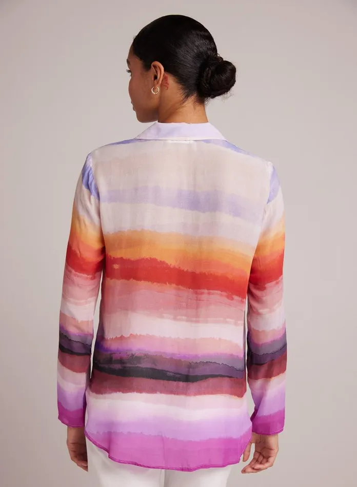Button Down Women Bella Dahl Clean Shirt 8211 Canyon Stripe Print Button Down Women Bella Dahl Clean Shirt 8211 Canyon Stripe Print