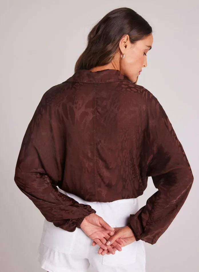 Button Down Women Bella Dahl Drawcord Waist Shirt 8211 Cafu00e9 Noir