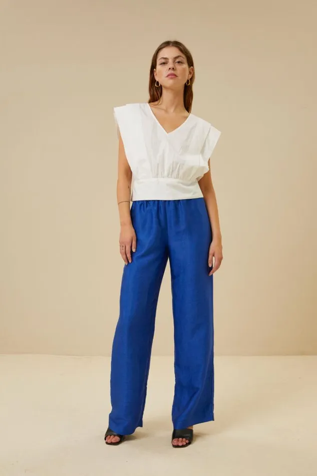 ByBar Blouses Vrouwelijk Cathy Poplin Blouse White