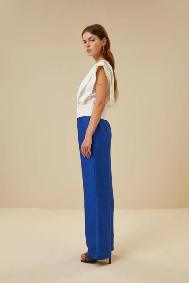 ByBar Blouses Vrouwelijk Cathy Poplin Blouse White ByBar Blouses Vrouwelijk Cathy Poplin Blouse White