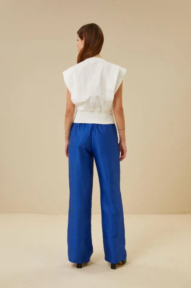 ByBar Blouses Vrouwelijk Cathy Poplin Blouse White ByBar Blouses Vrouwelijk Cathy Poplin Blouse White