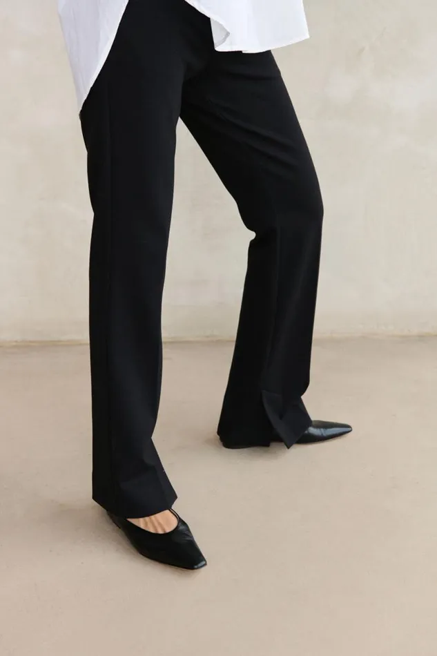 ByBar Broeken Vrouwelijk Lowie Pant Black ByBar Broeken Vrouwelijk Lowie Pant Black