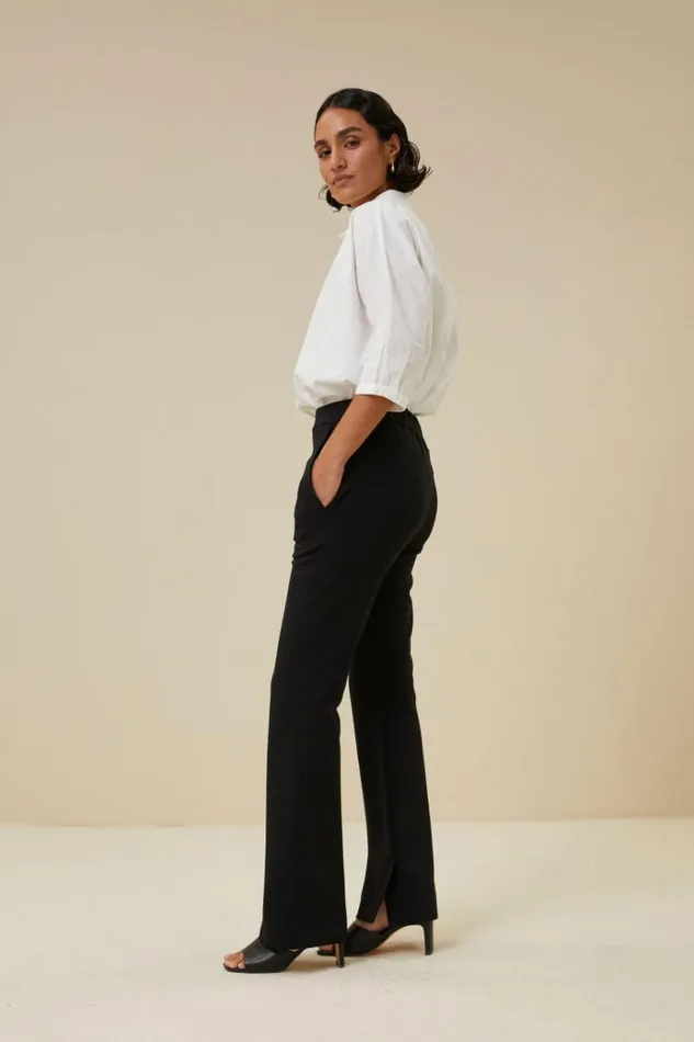 ByBar Broeken Vrouwelijk Lowie Pant Black ByBar Broeken Vrouwelijk Lowie Pant Black
