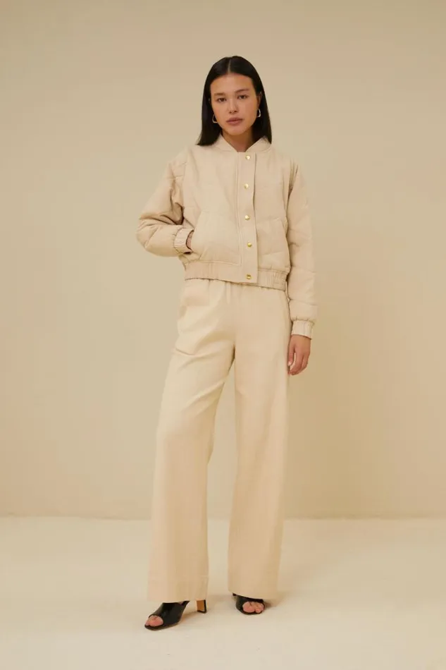 ByBar Jassen Vrouwelijk Leah Twill Jacket Grain ByBar Jassen Vrouwelijk Leah Twill Jacket Grain