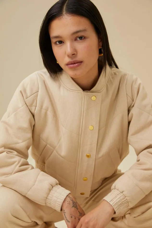 ByBar Jassen Vrouwelijk Leah Twill Jacket Grain ByBar Jassen Vrouwelijk Leah Twill Jacket Grain