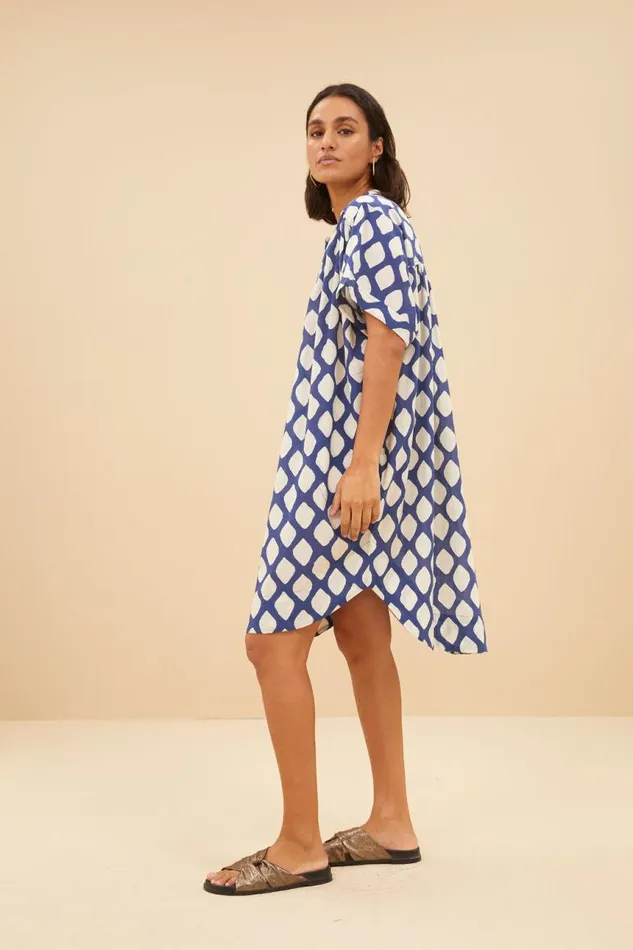 ByBar Jurken Vrouwelijk Amber Balu Dress Balu Print ByBar Jurken Vrouwelijk Amber Balu Dress Balu Print