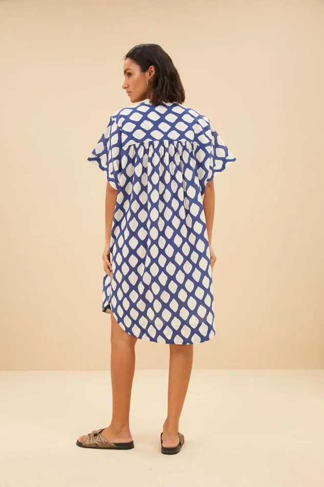 ByBar Jurken Vrouwelijk Amber Balu Dress Balu Print ByBar Jurken Vrouwelijk Amber Balu Dress Balu Print