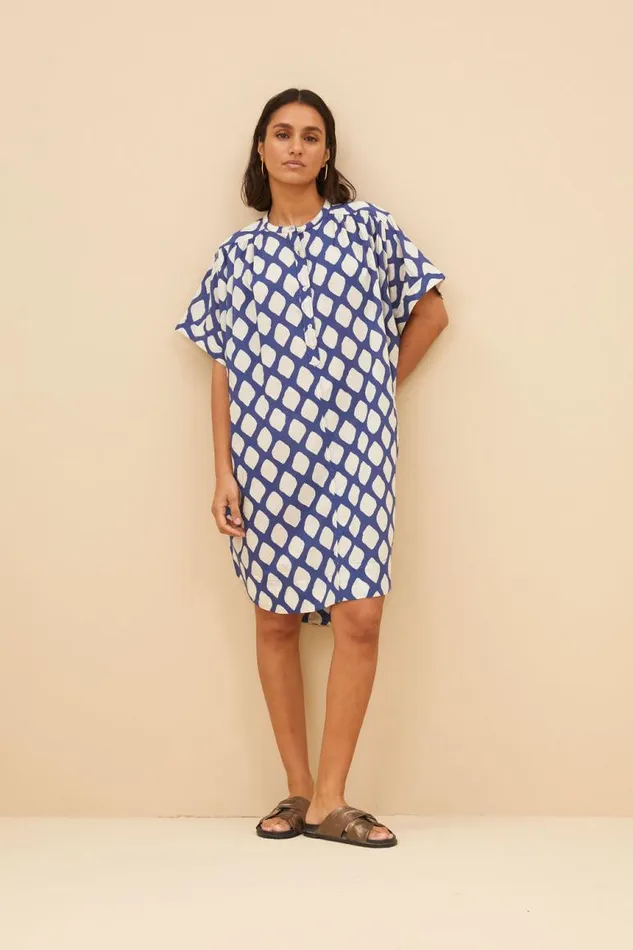 ByBar Jurken Vrouwelijk Amber Balu Dress Balu Print ByBar Jurken Vrouwelijk Amber Balu Dress Balu Print