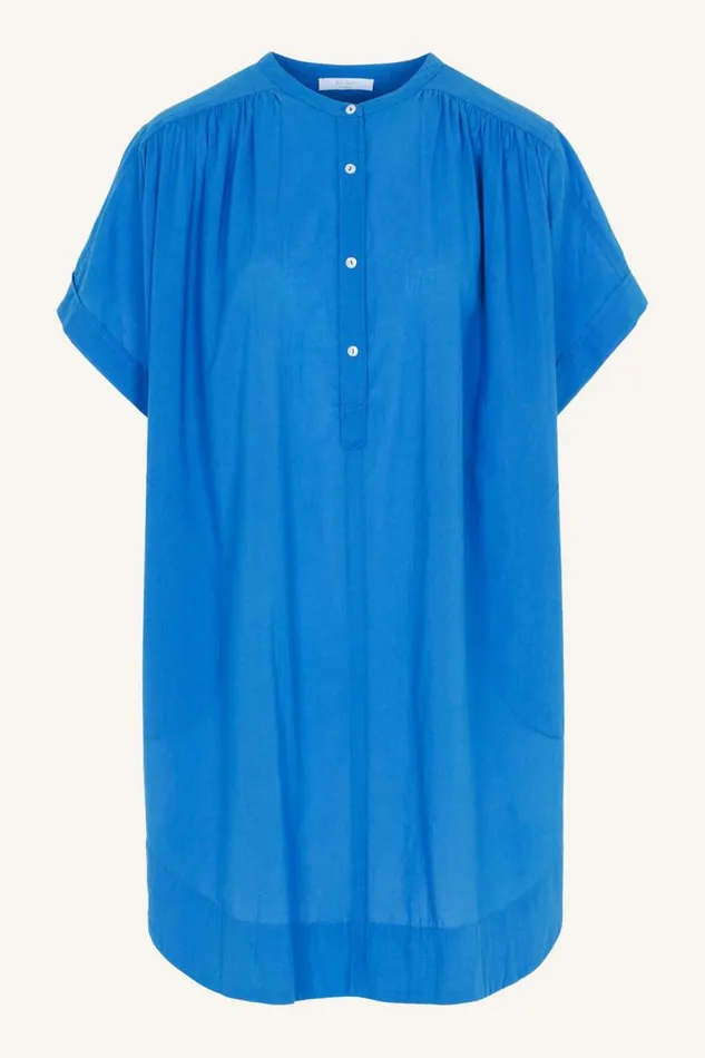 ByBar Jurken Vrouwelijk Amber Dress Queens Blue