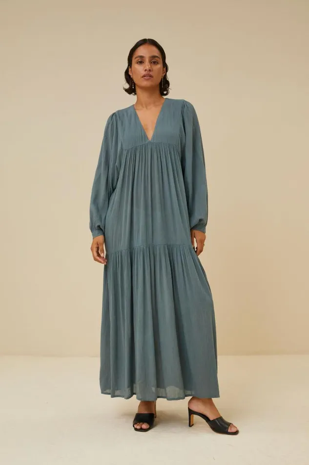 ByBar Jurken Vrouwelijk Hayley Dress Ocean ByBar Jurken Vrouwelijk Hayley Dress Ocean