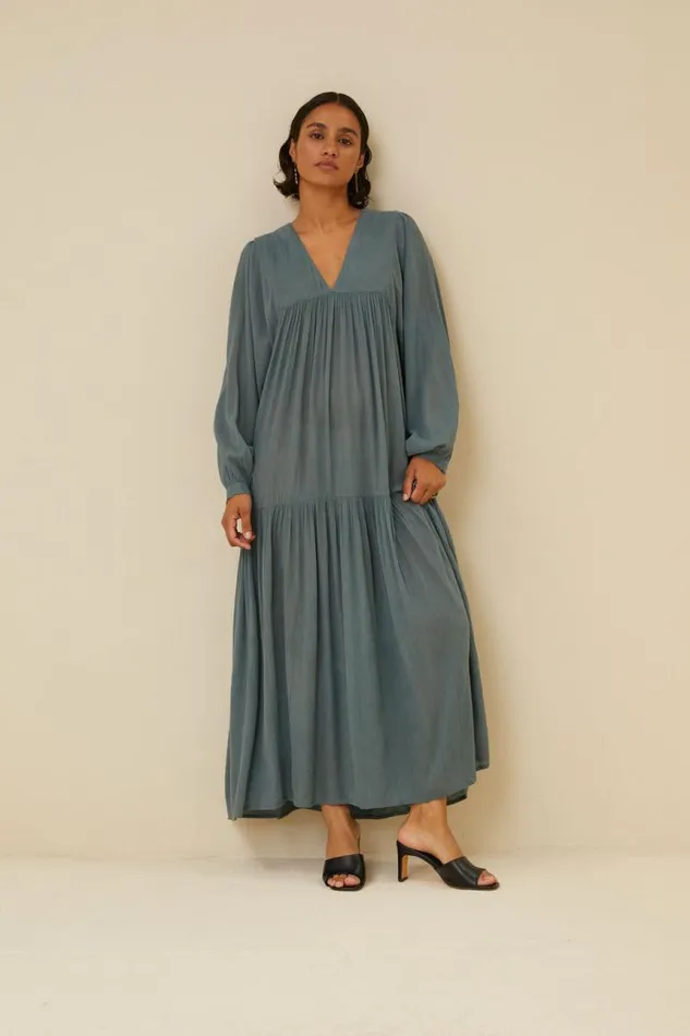 ByBar Jurken Vrouwelijk Hayley Dress Ocean ByBar Jurken Vrouwelijk Hayley Dress Ocean