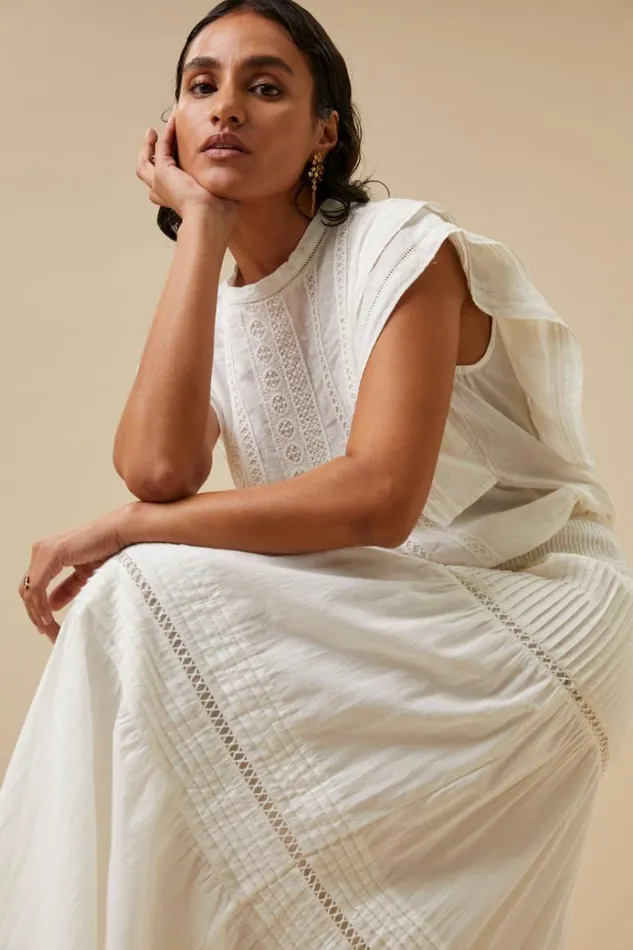 ByBar Rokken Vrouwelijk Xena Skirt Off White