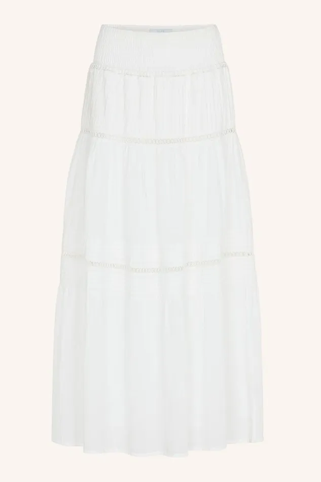 ByBar Rokken Vrouwelijk Xena Skirt Off White