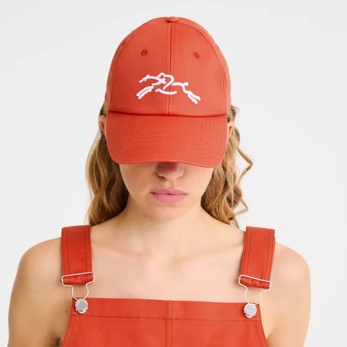 Caps and hats Women Solid cap Tomato Longchamp