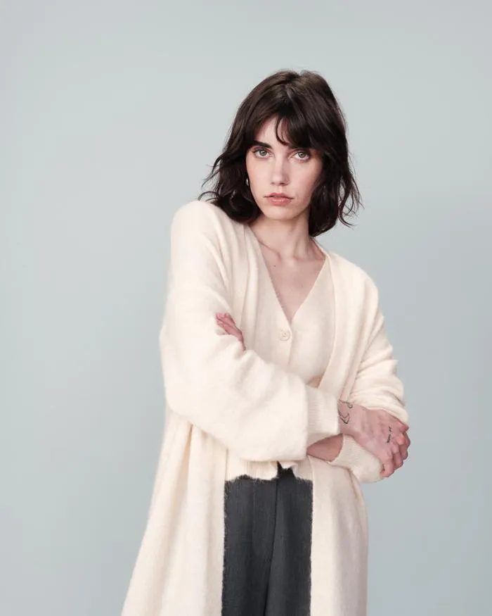 CARDIGAN ECRU NARINO Shop Grace and Mila Cardigans