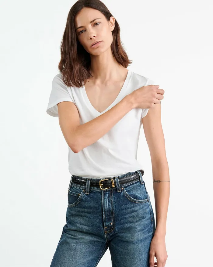 CAROL TEE White Women Nili Lotan Tops
