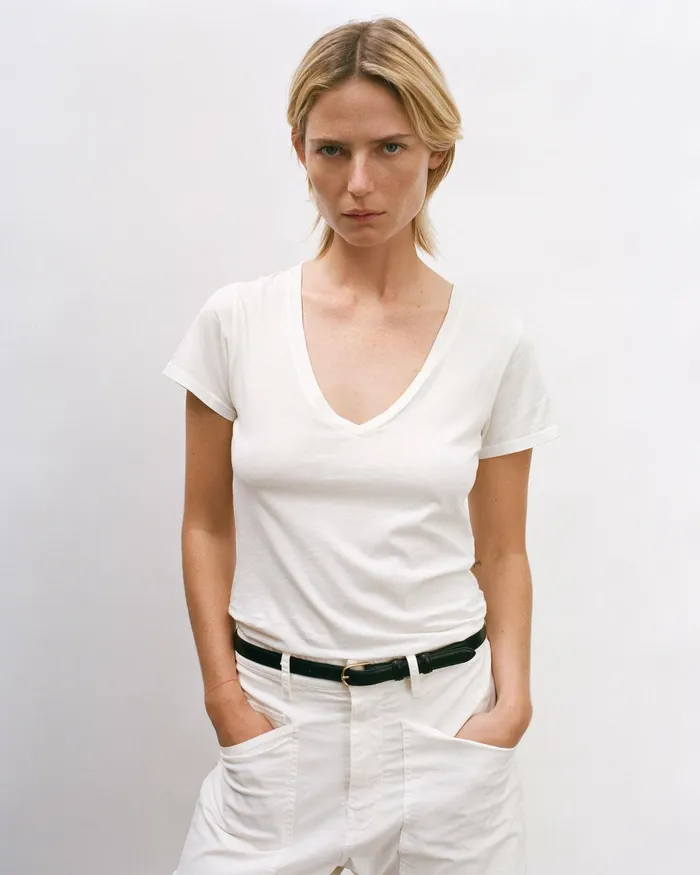CAROL TEE White Women Nili Lotan Tops