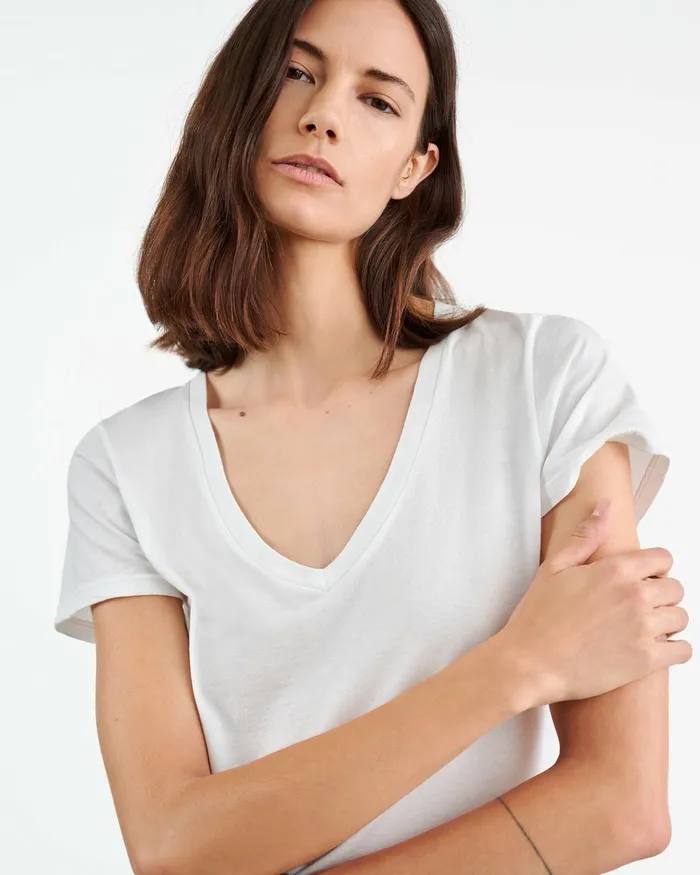 CAROL TEE White Women Nili Lotan Tops