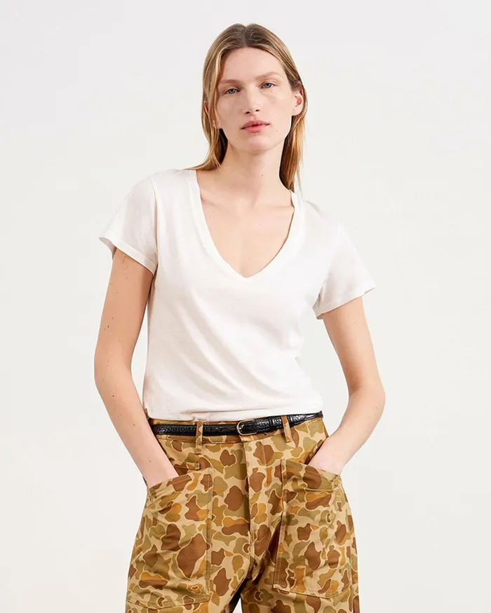 CAROL TEE White Women Nili Lotan Tops