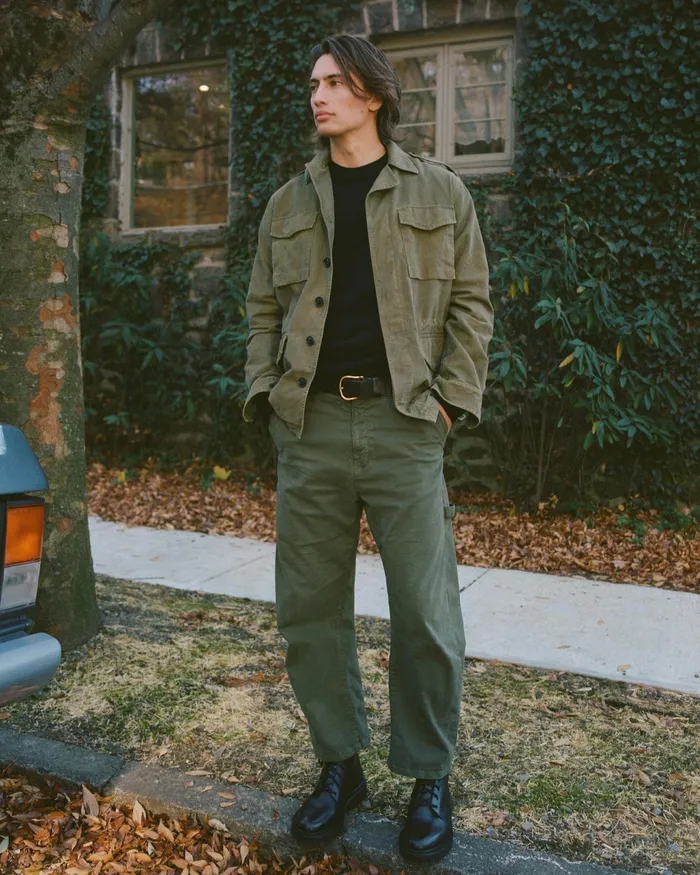 CARPENTER PANT Canyon Dust Men Nili Lotan Pants and Shorts