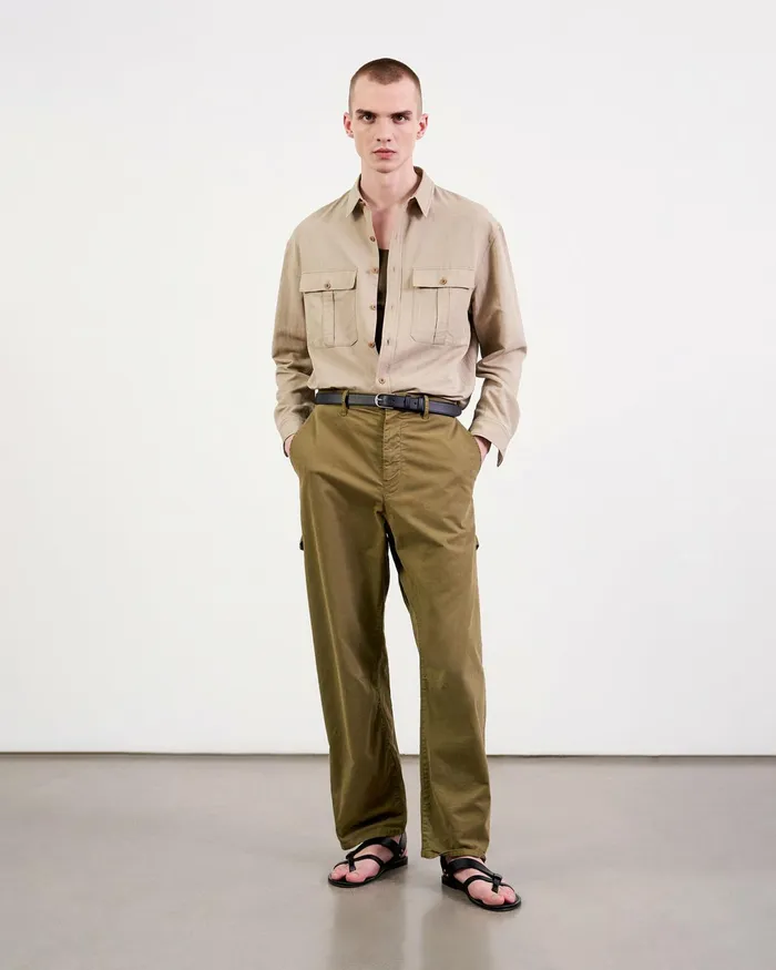 CARPENTER PANT Canyon Dust Men Nili Lotan Pants and Shorts