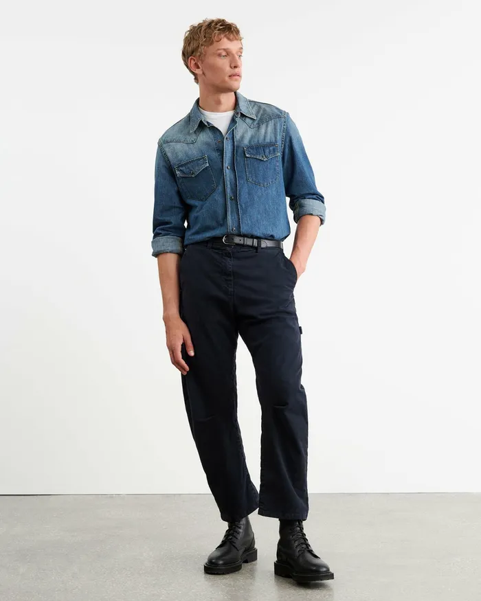 CARPENTER PANT Canyon Dust Men Nili Lotan Pants and Shorts
