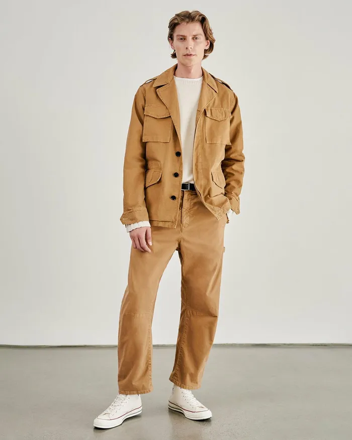 CARPENTER PANT Canyon Dust Men Nili Lotan Pants and Shorts