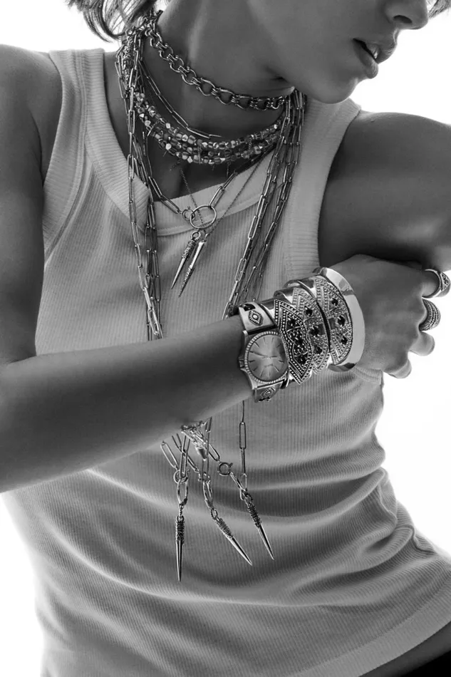 Chain Necklace Naomie Gold Women Baandsh Jewelry