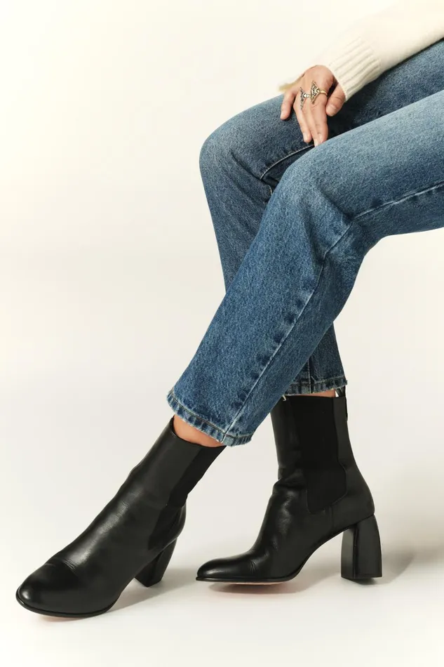 Chelsea Ankle Boots Clayton Black Women Baandsh Shoes