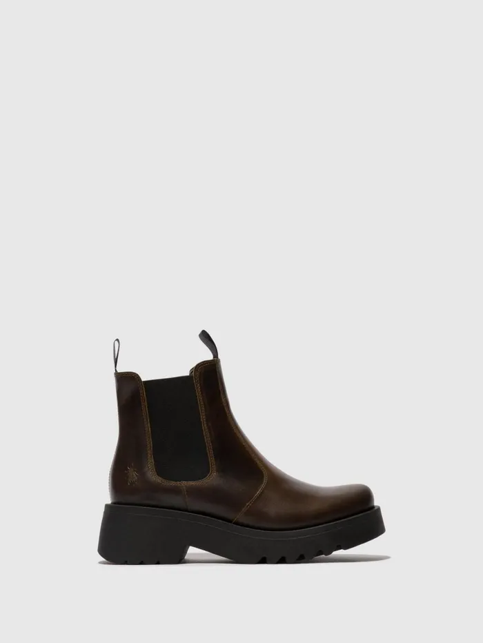 Chelsea Ankle Boots MEDI789FLY OLIVE Women Fly London Ankle Boots