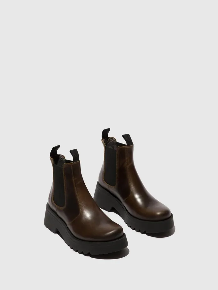 Chelsea Ankle Boots MEDI789FLY OLIVE Women Fly London Ankle Boots