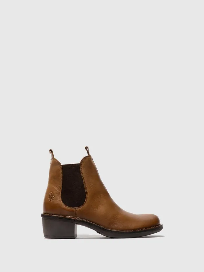 Chelsea Ankle Boots MEME030FLY CAMEL Women Fly London Ankle Boots