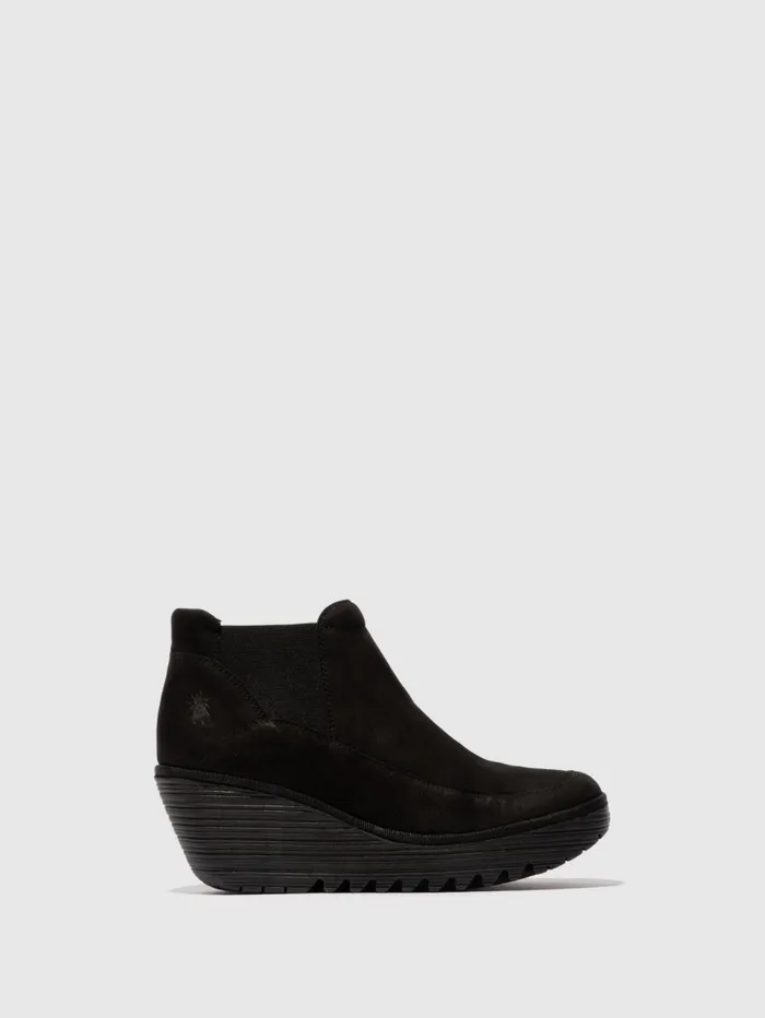 Chelsea Ankle Boots YOFI507FLY BLACK Women Fly London Ankle Boots