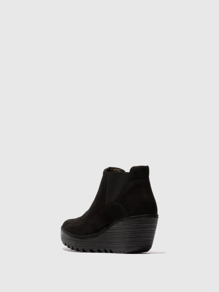 Chelsea Ankle Boots YOFI507FLY BLACK Women Fly London Ankle Boots
