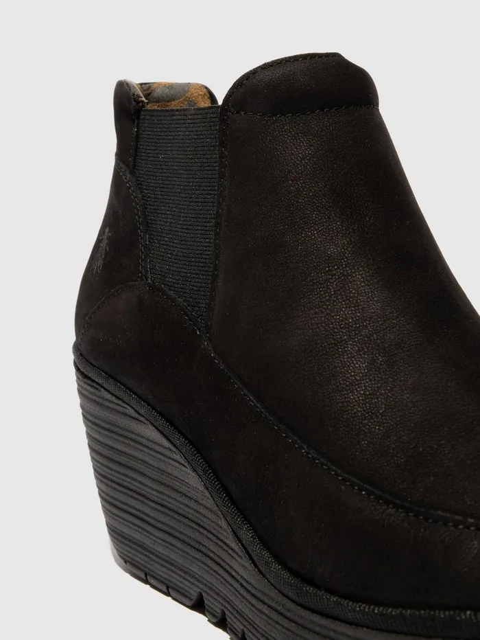 Chelsea Ankle Boots YOFI507FLY BLACK Women Fly London Ankle Boots