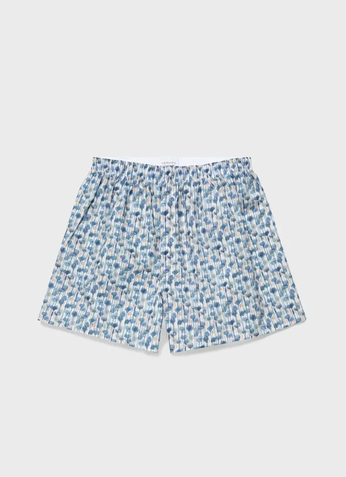 Classic Boxer Shorts In Liberty Fabric Watercolour Floral Men SUNSPEL Boxer Shorts Classic Boxer Shorts In Liberty Fabric Watercolour Floral Men SUNSPEL Boxer Shorts