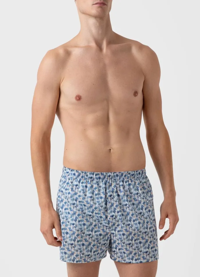 Classic Boxer Shorts In Liberty Fabric Watercolour Floral Men SUNSPEL Boxer Shorts