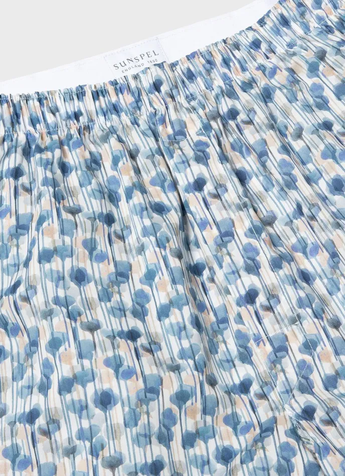 Classic Boxer Shorts In Liberty Fabric Watercolour Floral Men SUNSPEL Boxer Shorts
