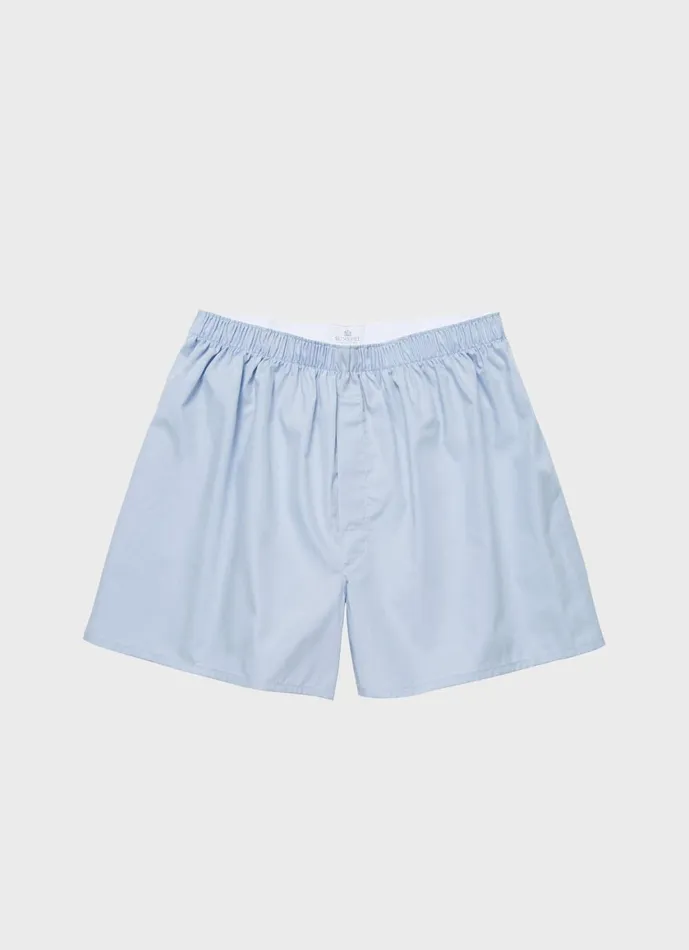 Classic Boxer Shorts Plain Blue Men SUNSPEL Boxer Shorts