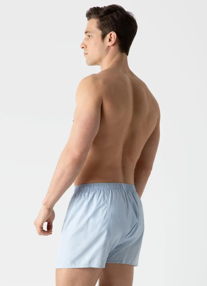 Classic Boxer Shorts Plain Blue Men SUNSPEL Boxer Shorts