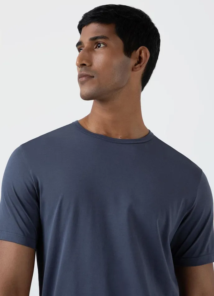 Classic Tshirt Slate Blue Men SUNSPEL Tshirts