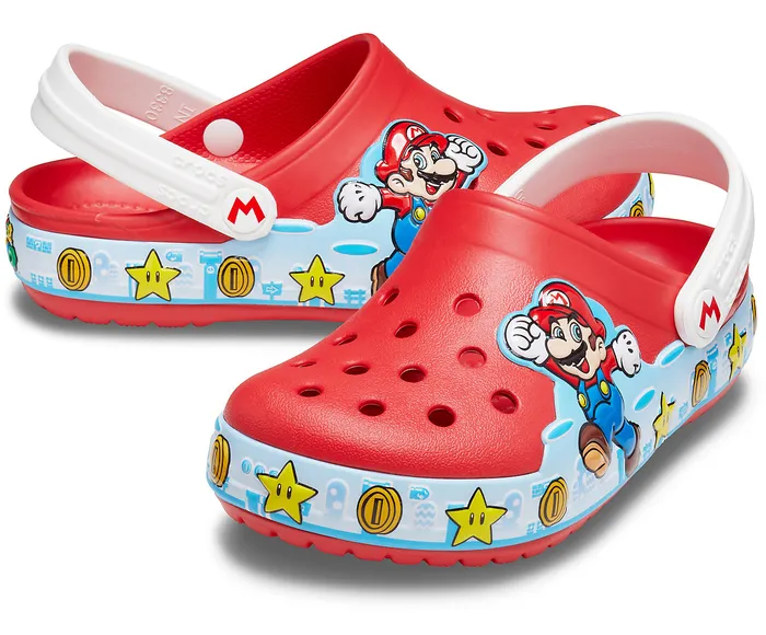 Clogs Boys Crocs Kids8217 Crocs Fun Lab Super Mario Lights Clog Flame