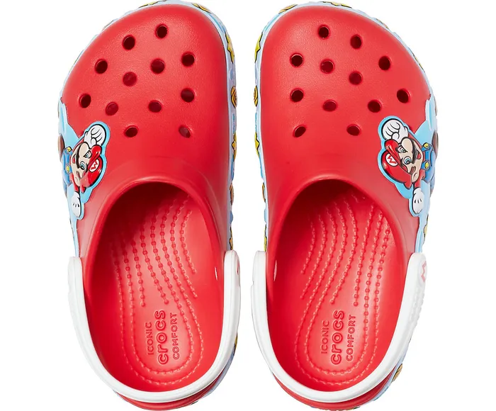 Clogs Boys Crocs Kids8217 Crocs Fun Lab Super Mario Lights Clog Flame