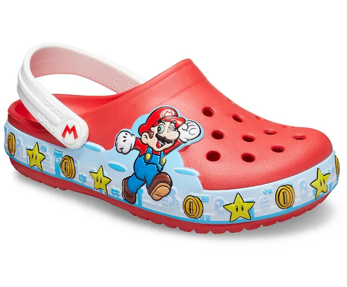Clogs Boys Crocs Kids8217 Crocs Fun Lab Super Mario Lights Clog Flame