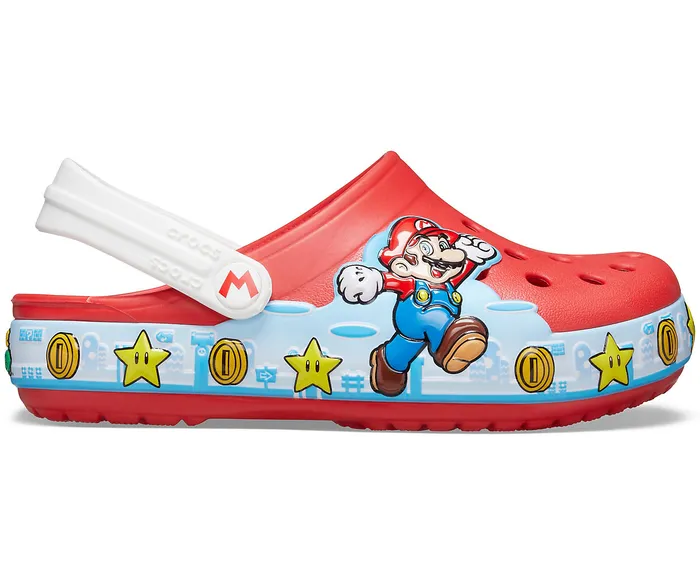 Clogs Boys Crocs Kids8217 Crocs Fun Lab Super Mario Lights Clog Flame