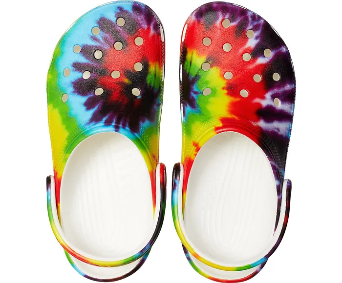 Clogs Crocs WomenMen Classic TieDye Graphic Clog Multi