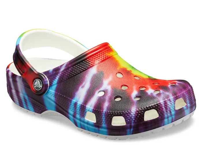 Clogs Crocs WomenMen Classic TieDye Graphic Clog Multi