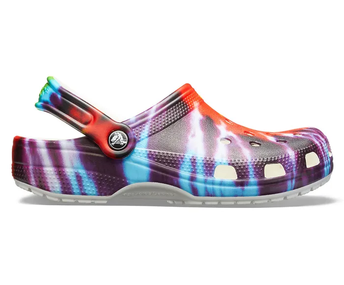 Clogs Crocs WomenMen Classic TieDye Graphic Clog Multi
